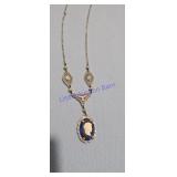 lavaliere necklace cameo