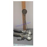 3 vintage  kitchen scoops
