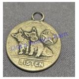 1930s Texaco 'listen' Advertising Token Two