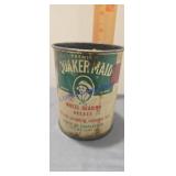 vintage 1-pound tin for Quaker Maid wheel bearing