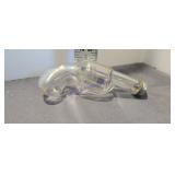 Antique GUN Small REVOLVER #2 Figural Glass CANDY