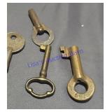 Brass Skeleton Keys