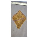 Indiana Glass diamond-shaped trinket dish