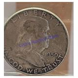 1950 United States Franklin Half Dollar