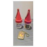 vintage, waterproof floating buoy key chains