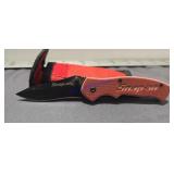 Snap-on branded folding pocket knife