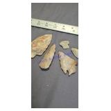 Arrowheads  stone