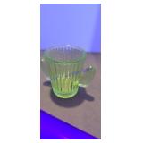 Arizona Saguaro  uranium Shot Glass Cactus Arms