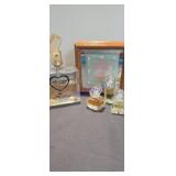 Dresser set music box and perfume