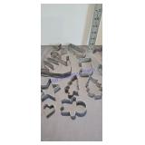 Metal cookie cutters