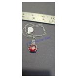 Swarovski Birthstone pendant features a