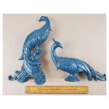 Vintage Syroco Peacock Figurines