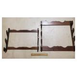 2ct Wooden Gun Racks