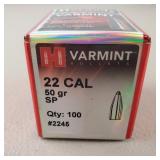 Varmint .22 Cal 50gr Bullets Unopened Box