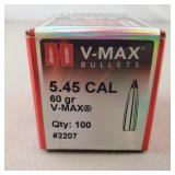 VMax 5.45 Cal 60gr Bullets Unopened Box