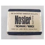 Nosler 10mm 180gr Bullets Unopened Box