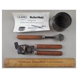 Lee Bullet Mold .452 w/ Pot & Ladle