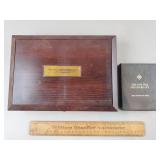 Franklin Mint Civil War Checkers Set
