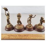 Chilmark Pewter Native American Statues