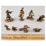 Mini Metal Western Figurines