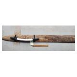 Fleshing Beam & Necker Fleshing Knife