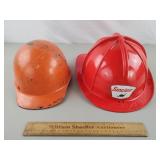 Vintage Hard Hats - Both Repainted