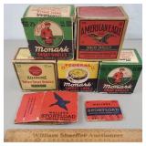 Vintage Shotgun Shell Empty Boxes