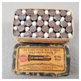 Vintage Remington .22 LR Ammo 50 Rounds