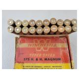.375 H & H Mag Ammo 20 Rounds