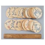 Vintage Pabst Beer Coasters