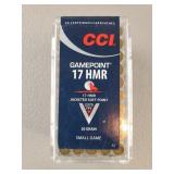 CCI 17 HMR Ammo 50 Rounds