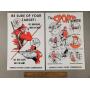 2ct Vintage PA Game Commission Hunting Posters
