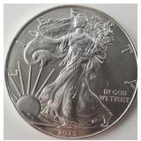 2015 $1 American Silver Eagle 1oz Coin