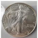 2005 $1 American Silver Eagle 1oz Coin