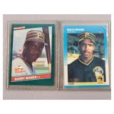 1986 Donruss & 87 Fleer Barry Bonds Rookie Cards