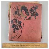 Vintage Postcard Album w/ 90+ Cards