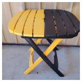 Black & Gold Folding Table