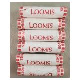 6 Rolls 2021D Pennies - Uncirculated