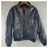 Leather Snap-On Jacket Size M
