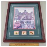 Firehouse Holiday Framed Print Stevan Dohanos