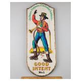 Wooden Firemen Sign 9 & 1/4 x 23 & 1/2"