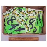 Die Cast Aluminum Numbers 4"