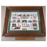 Ford City PA Town Print Devin De Lacour Signed