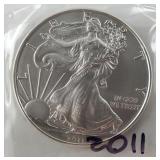 2011 $1 American Silver Eagle 1oz Coin