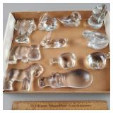 Glass Animal Paperweights