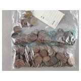 194ct Wheat Pennies - Poor Condition