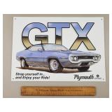 Modern Metal GTX Sign 11 x 16"