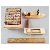 Wooden Toys & Stamps