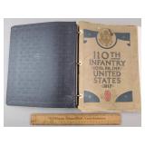 110th Infantry 10th PA 1917 Book - Some Wear