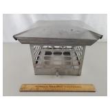 SS Chimney Top - Base 9 x 9"